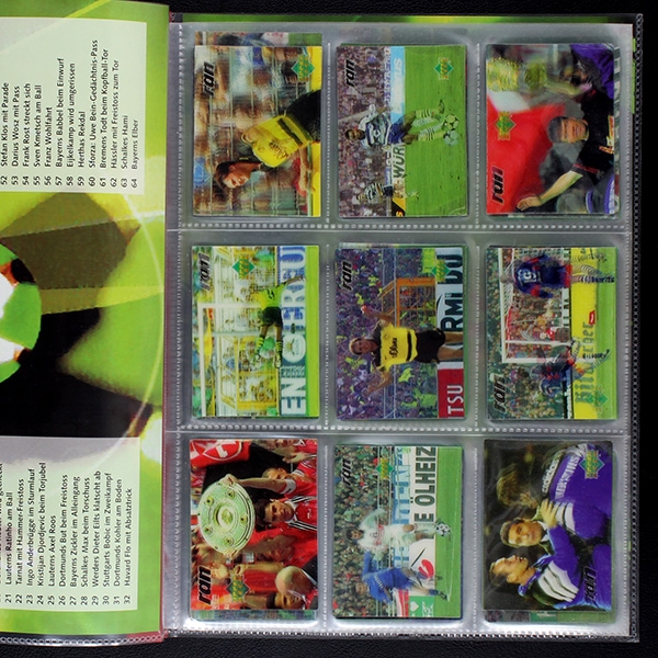 Living Pictures Fußball 98 Upper Deck Album komplett