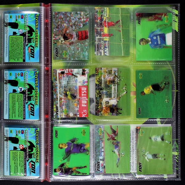 Living Pictures Fußball 98 Upper Deck Album komplett