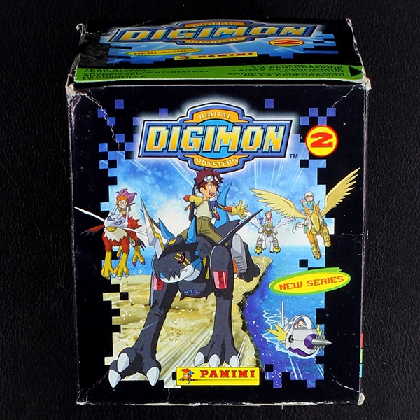 Digimon 2 Panini box with 50 sticker bags