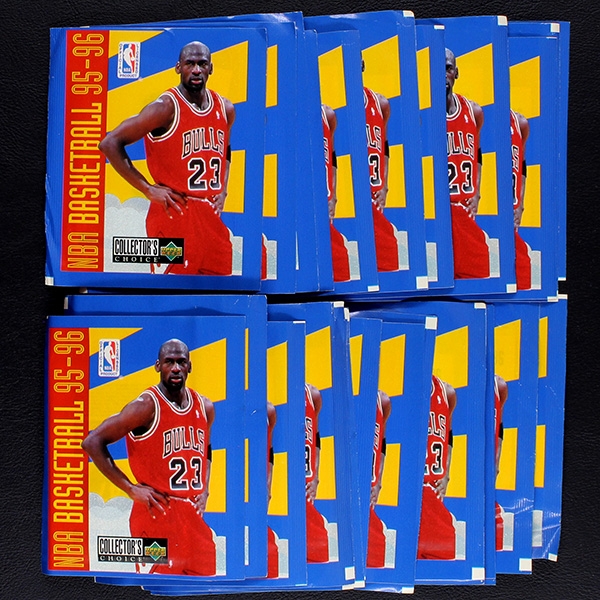 NBA Basketball 95 Upper Deck Sticker Tüten