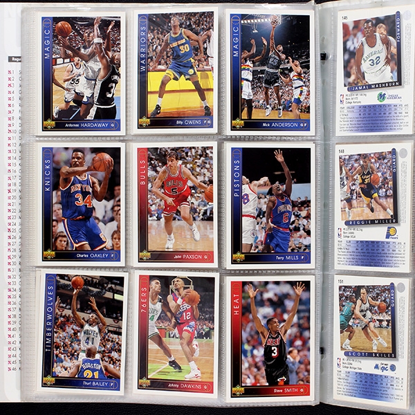 NBA Basketball 94 Upper Deck Ordner Trading Cards