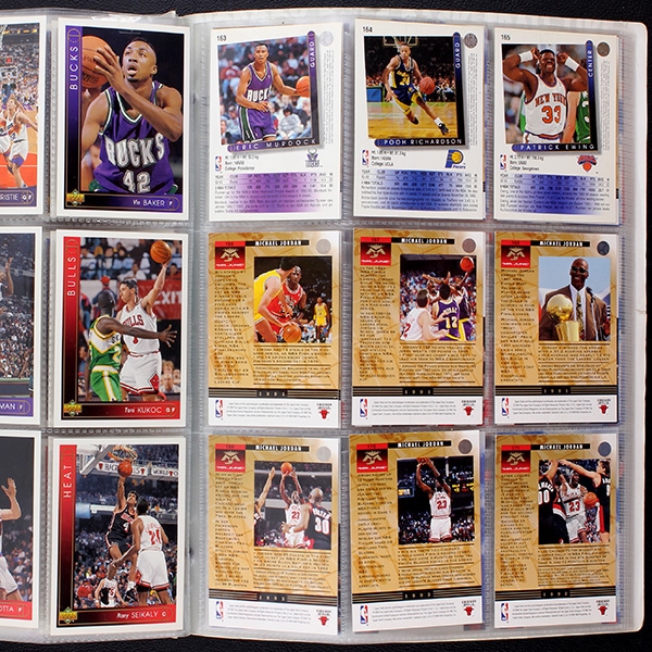 NBA Basketball 94 Upper Deck Ordner Trading Cards