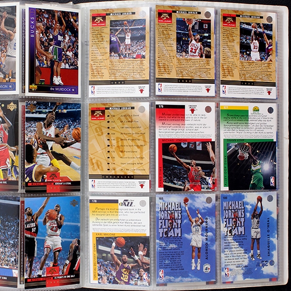 NBA Basketball 94 Upper Deck Ordner Trading Cards