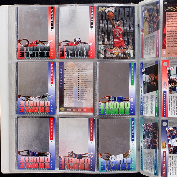 NBA Basketball 94 Upper Deck Ordner Trading Cards
