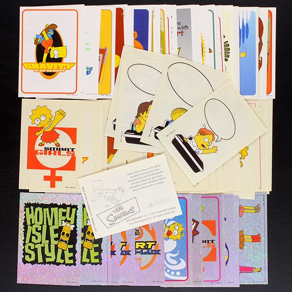 Simpsons Panini Sticker