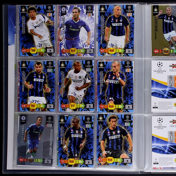 Champions League 2010 Panini Trading Cards Ordner