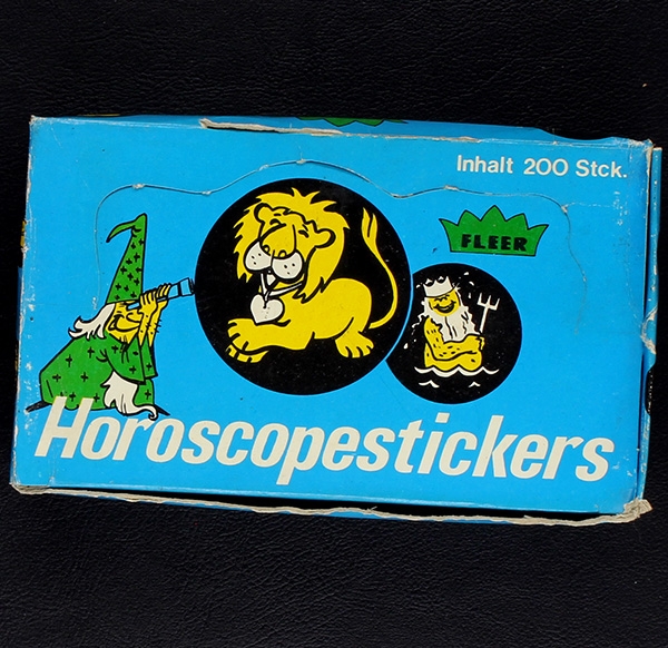 Horoscope Sticker Fleer Box