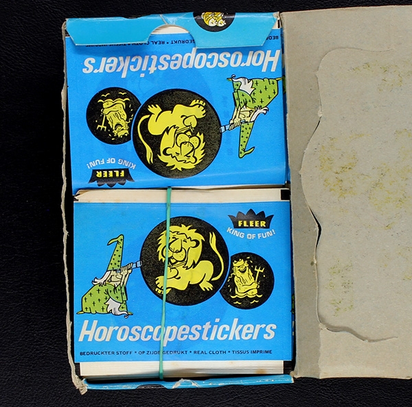 Horoscope Sticker Fleer Box