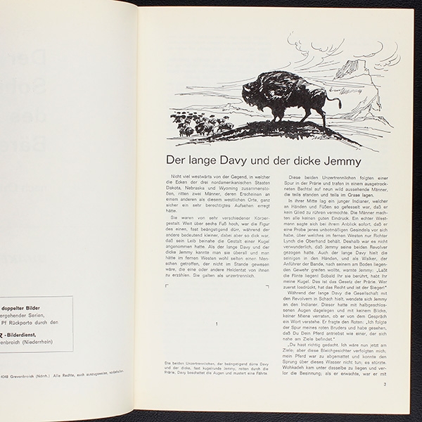 Der Sohn des Bären Quäker 1965 empty album