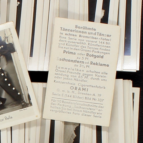 Berühmte Tänzerinnen und Tänzer Orami 1933