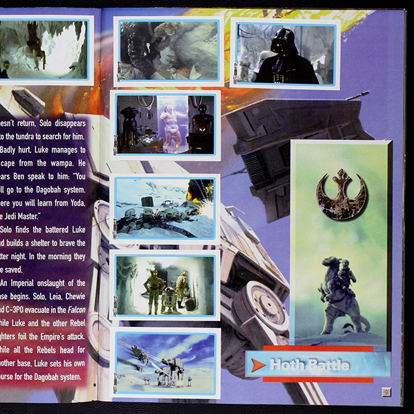 Star Wars SkyBox Panini Sticker Album komplett - Kopie