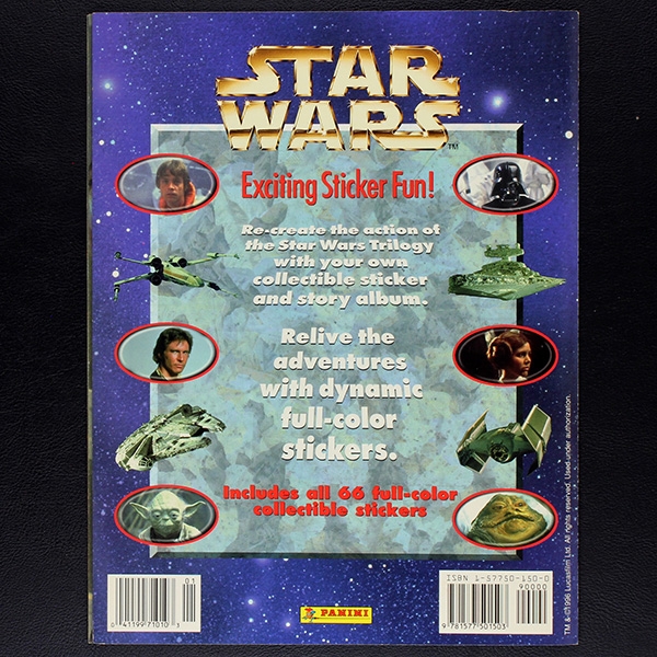 Star Wars SkyBox Panini Sticker Album komplett - Kopie