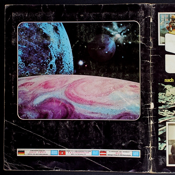 Space 1999 Panini Sticker Album komplett