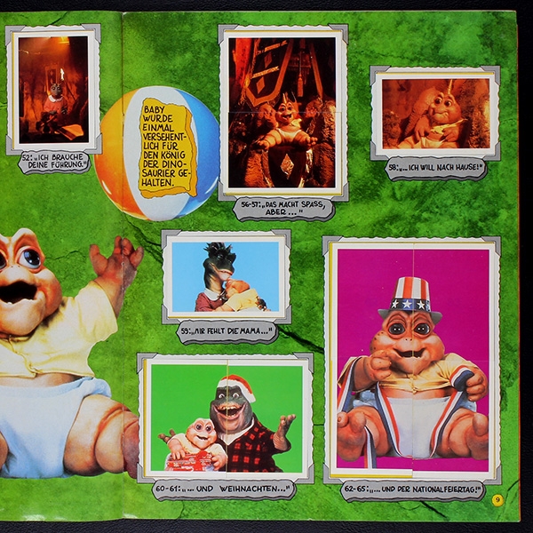 Dinosaurs Panini Sticker Album komplett
