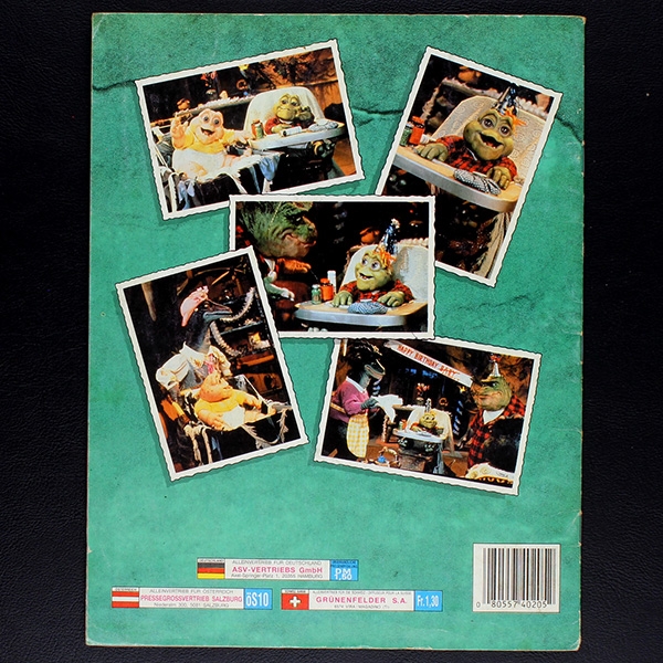 Dinosaurs Panini Sticker Album komplett