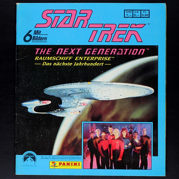 Star Trek TNG Panini Sticker Album