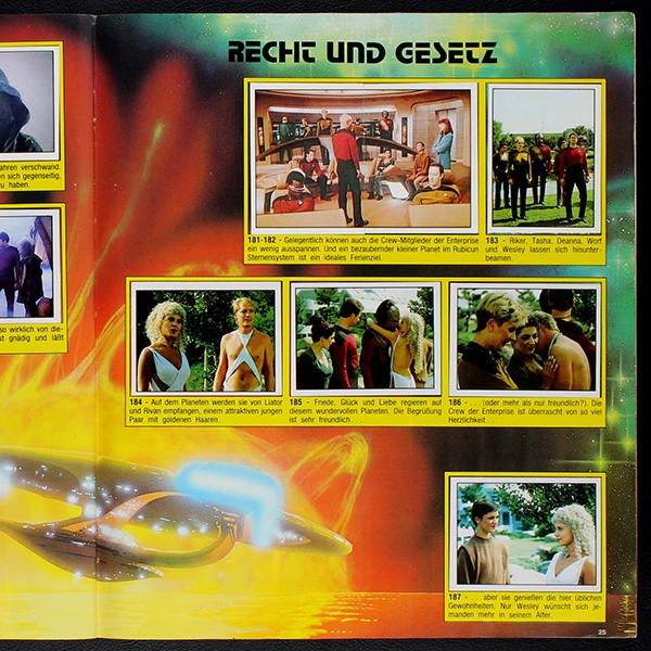 Star Trek TNG Panini Sticker Album komplett