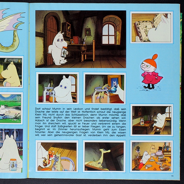 Mumins Panini Sticker Album komplett