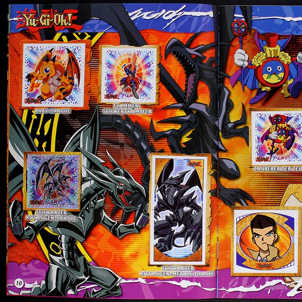Yu-Gi-Oh! Merlin Sticker Album komplett