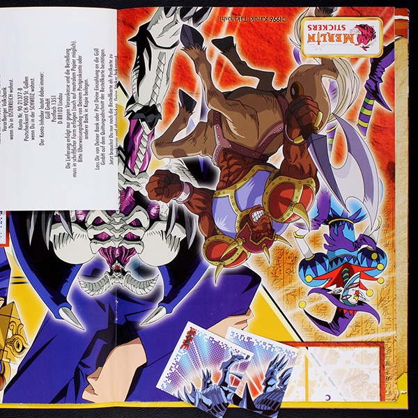 Yu-Gi-Oh! Merlin Sticker Album komplett