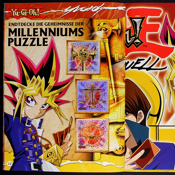Yu-Gi-Oh! Merlin Sticker Album komplett