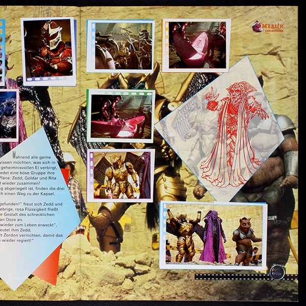 Power Ranger Film Merlin Sticker Album -55