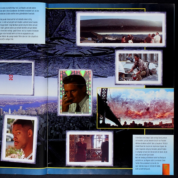 Independece Day Merlin Sticker Album komplett -16