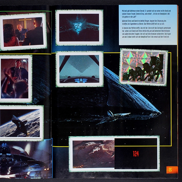 Independece Day Merlin Sticker Album komplett -16