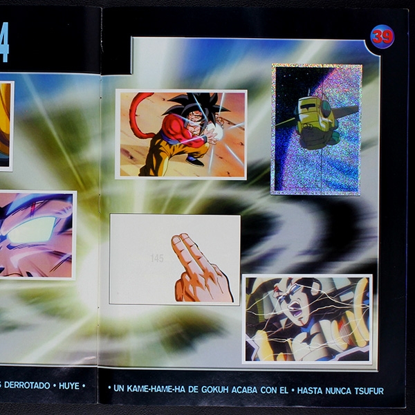 Dragon Ball GT Panini sticker album almost complete - E