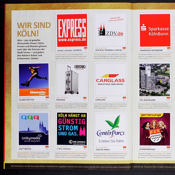 Köln sammelt Panini Juststickit Sticker Album komplett