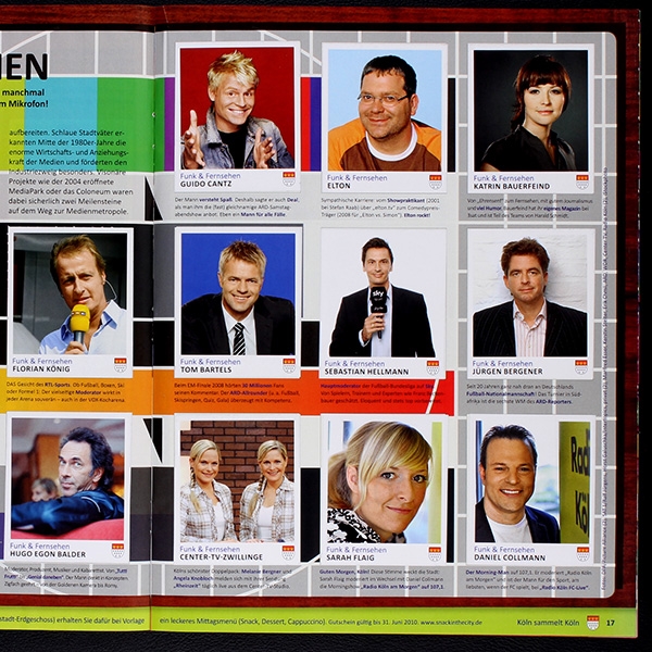 Köln sammelt Panini Juststickit Sticker Album komplett