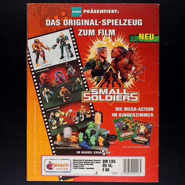 Small Soldiers Merlin Sticker Album 50%
