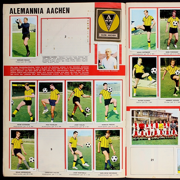 Bundesliga-Asse 1968 Sicker Album -120