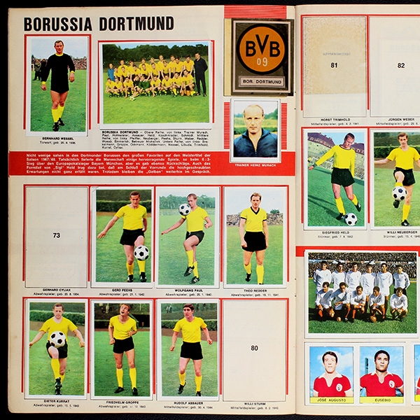 Bundesliga-Asse 1968 Sicker Album -120