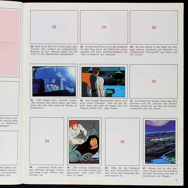 Captain Future Panini album with stickers - 40%