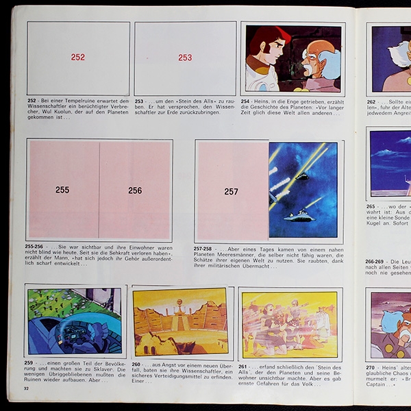 Captain Future Panini album with stickers - 40%