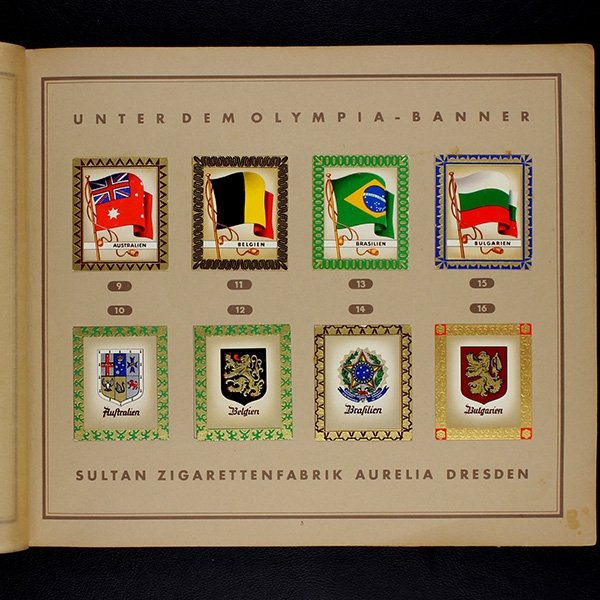 Staats-Wappen und Flaggen Olympia Aurelia Album komplett