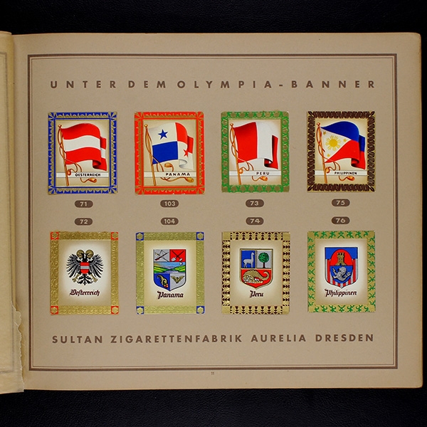 Staats-Wappen und Flaggen Olympia Aurelia Album komplett