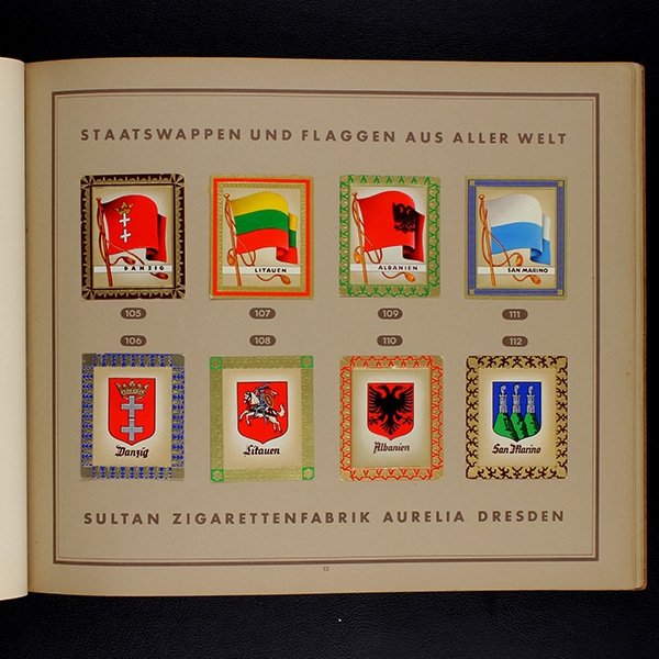 Staats-Wappen und Flaggen Olympia Aurelia Album komplett