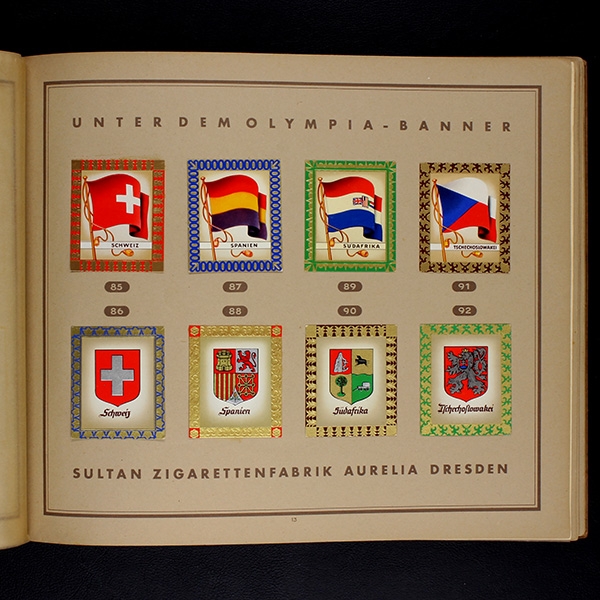 Staats-Wappen und Flaggen Olympia Aurelia Album komplett