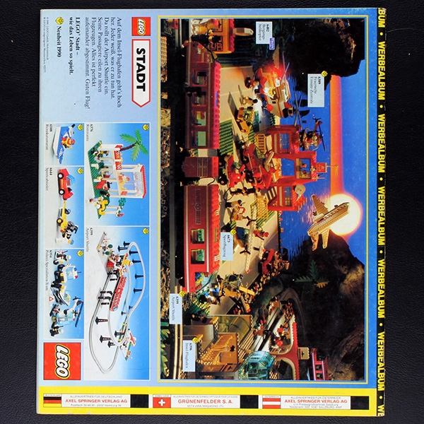 Italia 90 Panini Sticker Album teilgefüllt