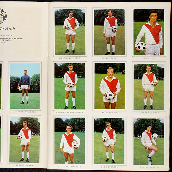 Bundesliga 65 Bergmann Album teilgefüllt