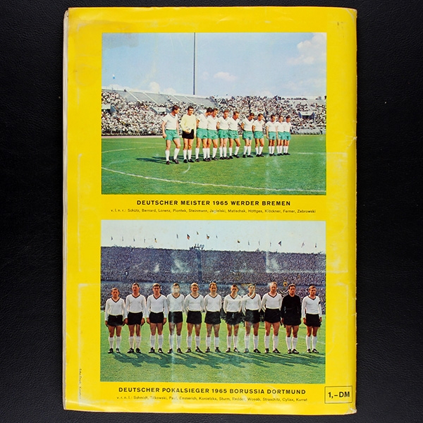 Bundesliga 65 Bergmann Album teilgefüllt