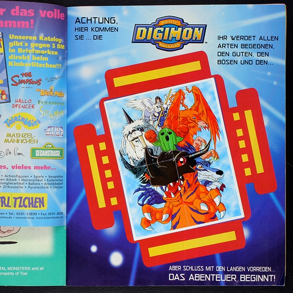 Digimon Panini album with stickers -42