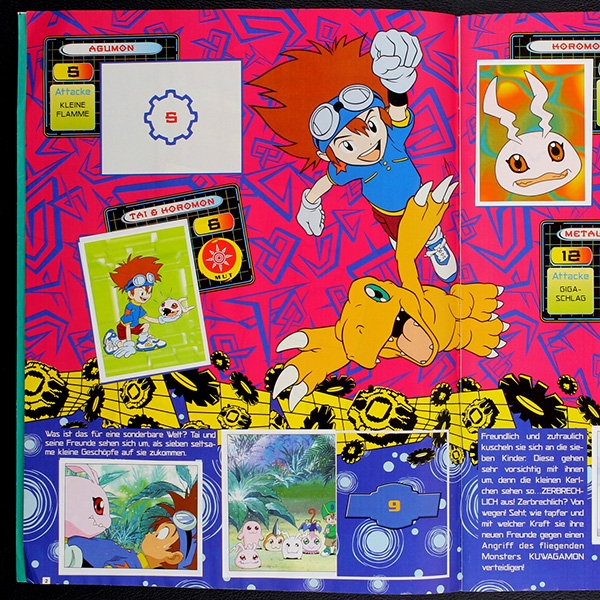 Digimon Panini album with stickers -42