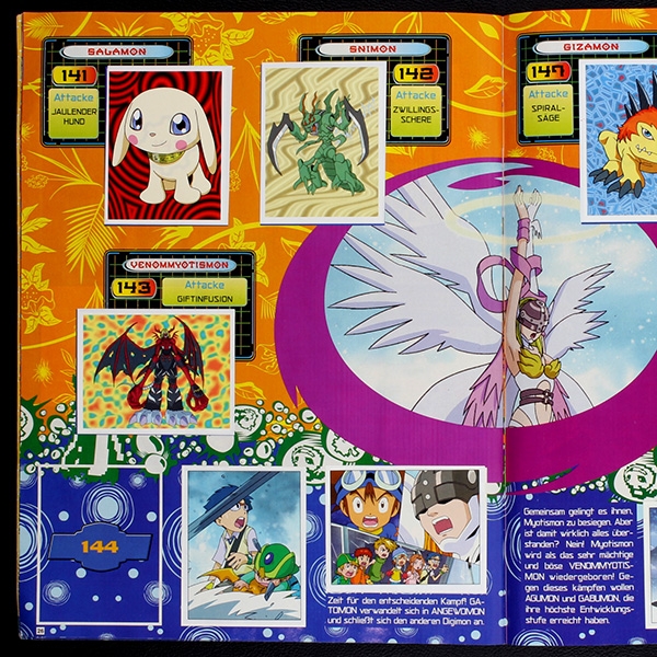 Digimon Panini album with stickers -42