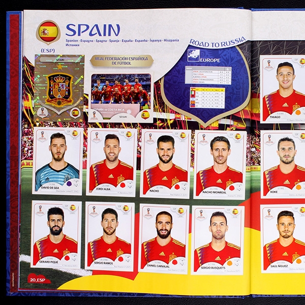 Russia 2018 Panini sticker album complete - Hardcover