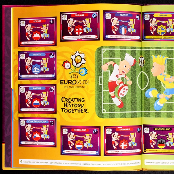 Euro 2012 Panini sticker album complete - Hardcover