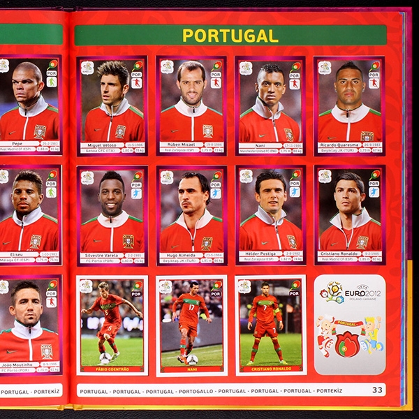 Euro 2012 Panini sticker album complete - Hardcover