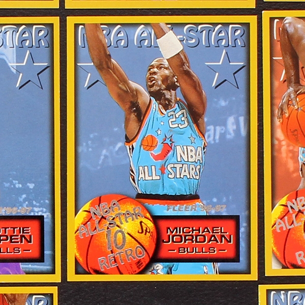 NBA Basketball 96-97 All Stars Fleer Trading Cards Jordan